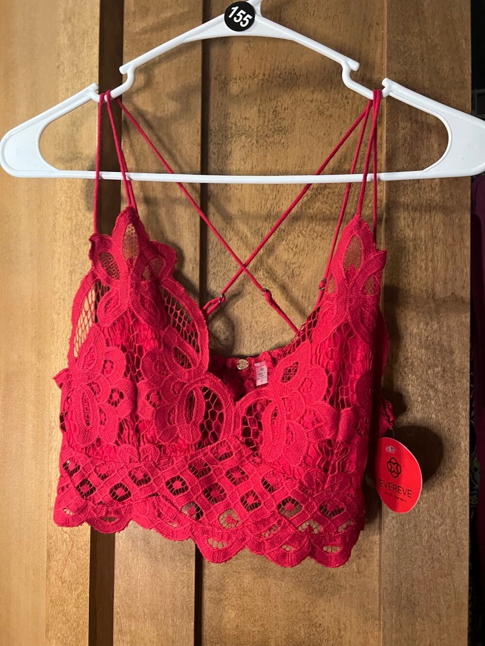 Free People Adella Lace Cami Bralette NWT 38$